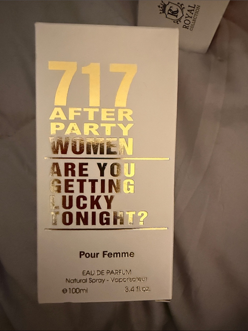 717 After Party Women Eau de Parfum - White & Gold Box